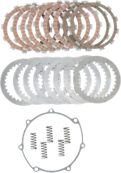 Moose Clutch Springs Friction Steel Plates Kit w Cover Gasket