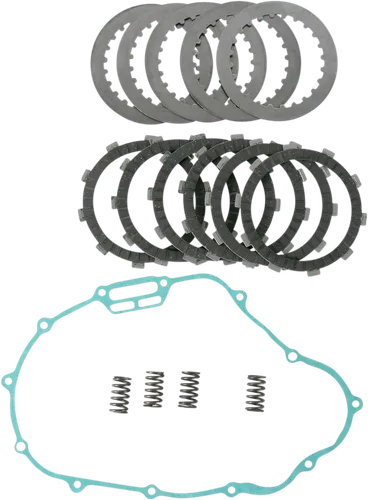 Moose Clutch Springs Friction Steel Plates Kit w Cover Gasket