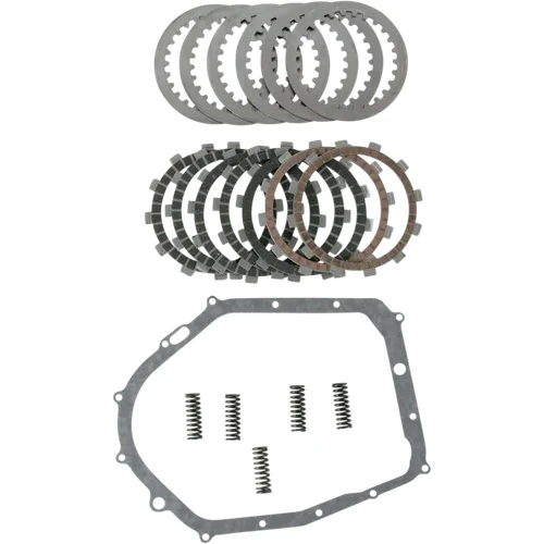 Moose Clutch Springs Friction Steel Plates Kit w Cover Gasket 5