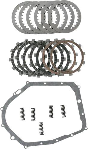 Moose Clutch Springs Friction Steel Plates Kit w Cover Gasket 5