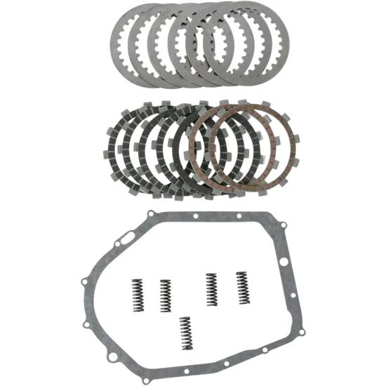 Moose Clutch Springs Friction Steel Plates Kit w Cover Gasket 4