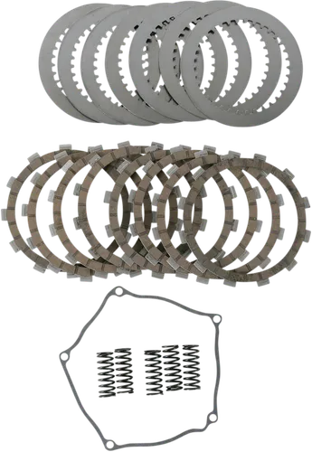 Moose Clutch Springs Friction Steel Plates Kit w Cover Gasket 1