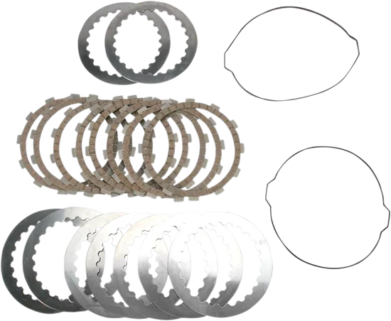 Moose Clutch Pack Friction Steel Plates Kit w Cover Gasket 3