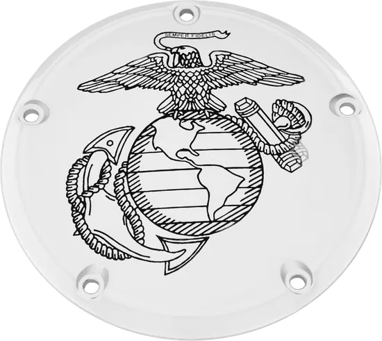 CE Chrome Billet Marine Derby Cover