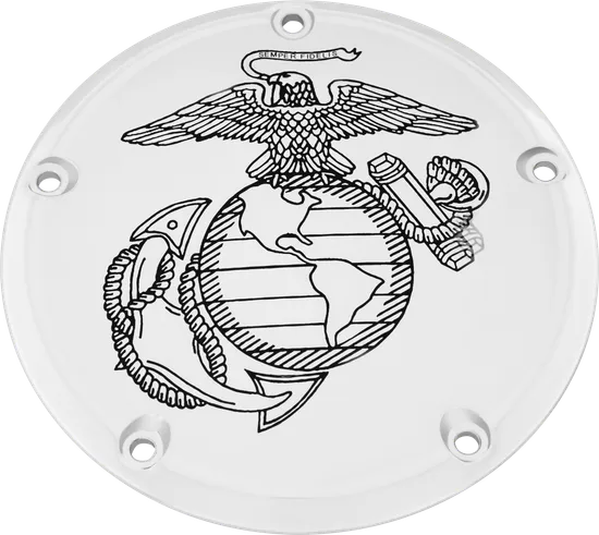 CE Chrome Billet Marine Derby Cover