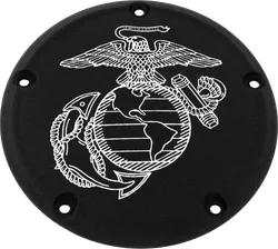 CE Black Billet Marine Derby Cover