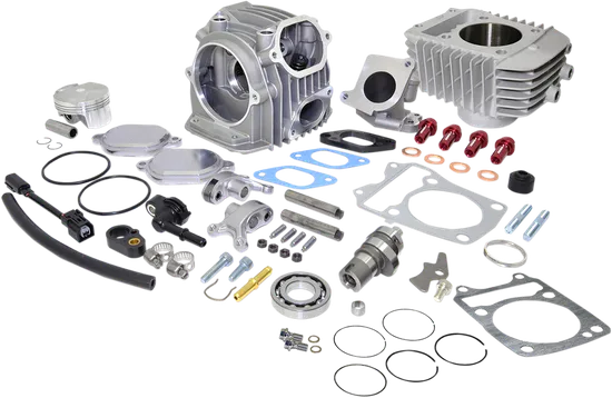 Koso Stainless Steel 4 Valve Cylinder Head Kit