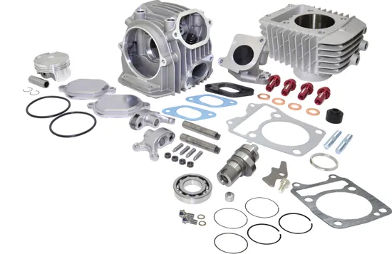 Koso Stainless Steel 4 Valve Cylinder Head Kit