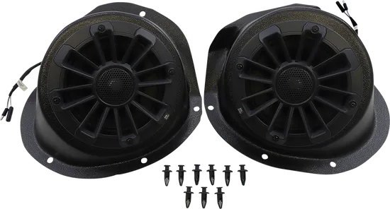 MB Quart Black 6.5in Coaxial Speaker Pair