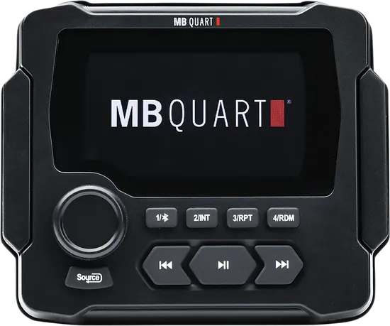 MB Quart Black Bluetooth Dash Radio Kit 160W