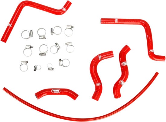 Moose Red Race Fit Radiator 6 Hose Kit