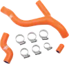 Moose Orange Race Fit Radiator 3 Hose Kit W Clamps