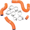 Moose Orange Race Fit Radiator 3 Hose Kit W Clamps