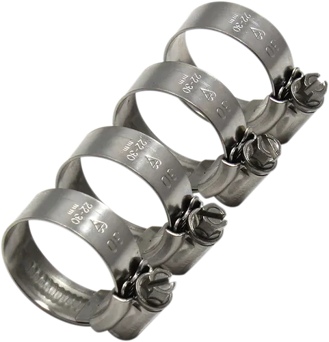 Moose Blue Race Fit Radiator 2 Hose Kit W Clamps