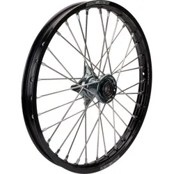 Moose Black SX1 Complete Wheel Assembly 19x1.4 Gray Hub