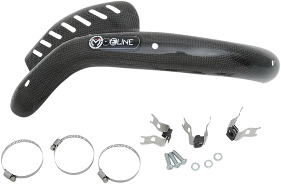 Moose E Line 4-Stroke Exhaust Stock Pipe Guard Heat Shield