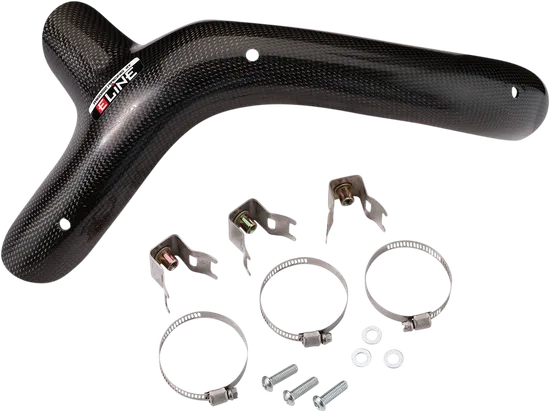 Moose E Line 4-Stroke Exhaust Stock Pipe Guard Heat Shield