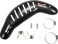 E-Line Carbon Fiber Exhaust Header Pipe Heat Shield