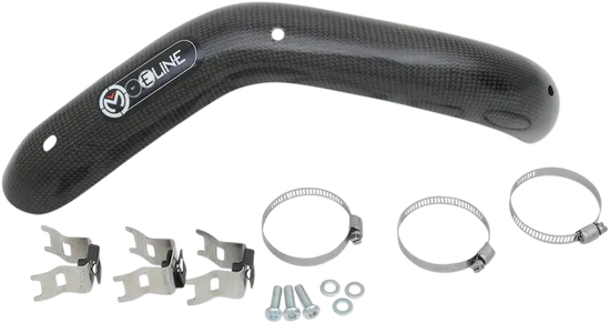 Moose E Line 4-Stroke Exhaust Stock Pipe Guard Heat Shield