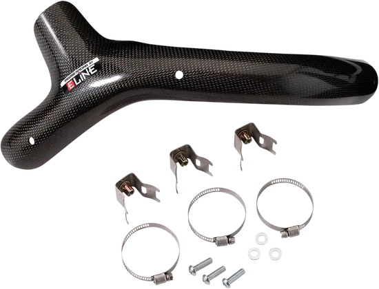 Moose E Line 4-Stroke Exhaust Stock Pipe Guard Heat Shield