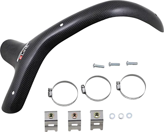 Moose E Line 4-Stroke Exhaust Stock Pipe Guard Heat Shield