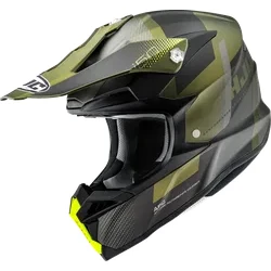 HJC Adult Unisex i50 Mimic Helmet MX XS Black Yellow Green