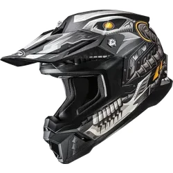 HJC Adult Unisex C50 Mecha Beast Helmet MX XS Black White Orange