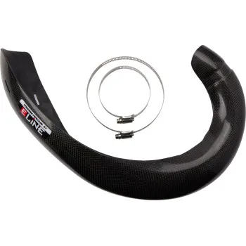 Moose Racing Black Carbon Fiber Pipe Guard
