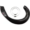 Moose Racing Black Carbon Fiber Pipe Guard