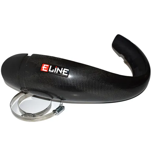 E-Line Carbon Fiber Stock Pipe Exhaust Header Heat Shield