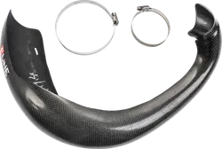 E-Line Carbon Fiber Stock Pipe Exhaust Header Heat Shield