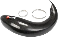 E-Line Carbon Fiber Exhaust Header Pipe Heat Shield