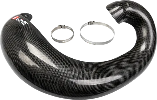 E-Line Carbon Fiber Exhaust Header Pipe Heat Shield