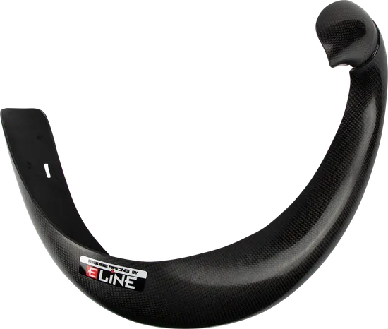 Moose Racing Black Carbon Fiber Pipe Guard