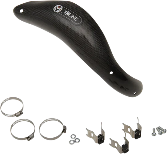 Moose E Line 4-Stroke Exhaust Stock Pipe Guard Heat Shield