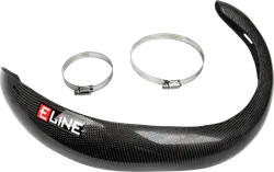 E-Line Carbon Fiber Exhaust Header Pipe Heat Shield