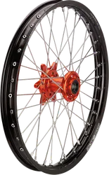Moose SX1 Complete Rear Wheel Assembly 18x2.15 Orange Hub