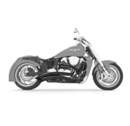 Freedom Sharp Curve Radius Full Exhaust System Black 1