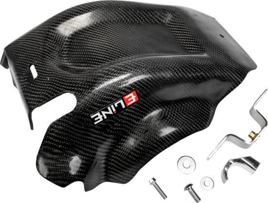 E-Line Carbon Fiber Chassis Belly Skid Plate