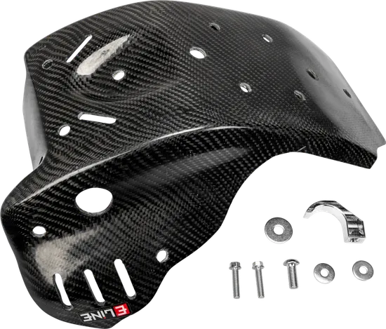 E-Line Carbon Fiber Chassis Belly Skid Plate