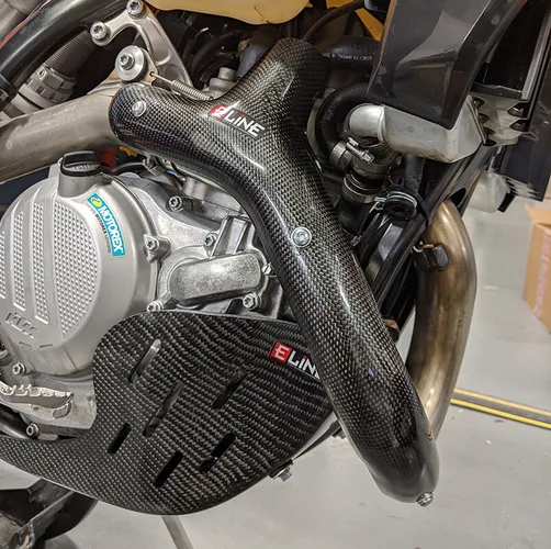 E-Line Carbon Fiber Chassis Belly Skid Plate