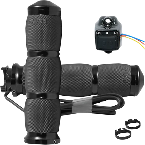 Avon Heated Grips Air Cushion Metric Black