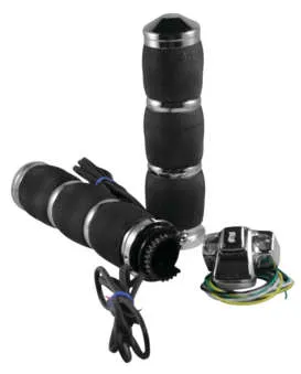 Avon Heated Grips Air Cushion Metric Chrome