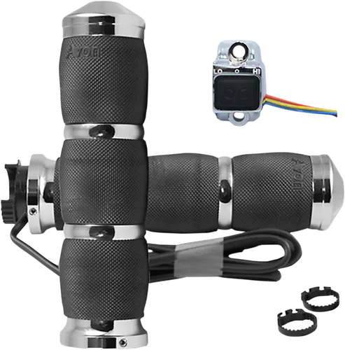 Avon Heated Grips Air Cushion Metric Chrome