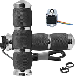 Avon Heated Grips Air Cushion Metric Chrome