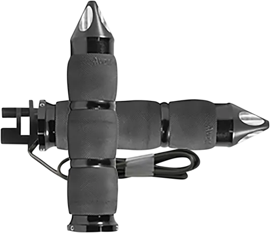 Avon Heated Grips Air Cushion Black Spike .875in.