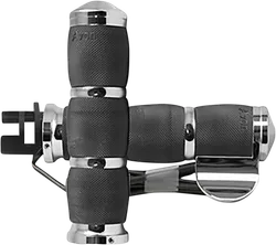 Avon Heated Grips Air Cushion Boss Chrome 3 Ring .875in.