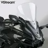 National Cycle Fairing Mount V-Stream Windscreen Windshield 19.25in. Clear
