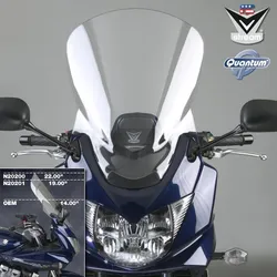 National Cycle Fairing Mount V-Stream Windscreen Windshield 22in. Clear