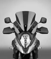 National Cycle Fairing Mount V-Stream Windscreen Windshield 14in. Dark